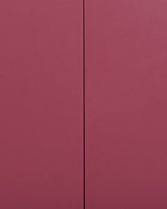 Szafka ze szklanymi drzwiami NEWPORT Metal 115 cm Bordowy 9