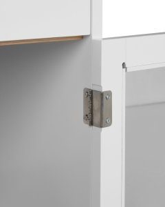 Szafka ze szklanymi drzwiami PARLIN 78 cm Biały 10