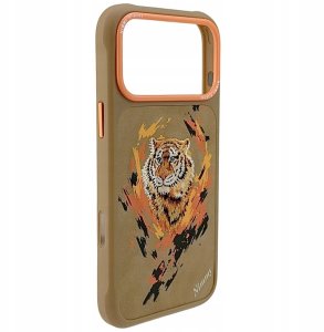 Nimmy Tiger MagSafe case for iPhone 17 Pro Max light brown 6