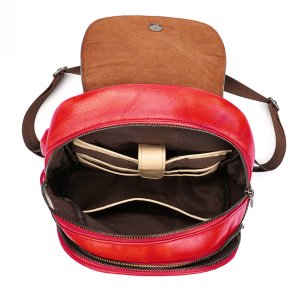 Miejski skórzany pojemny plecak z kieszeniami trwały i komfortowy Gregorio NoSize 4