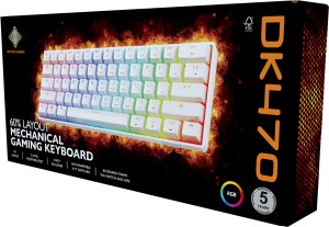 Klawiatura Deltaco DK470 60% mechaniczna klawiatura DELTACO GAMING, Pre-lubed Hot-Swap KTT jungikliai / 4222408 / GAM-175-W-US 4
