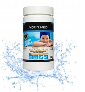 Acrylmed 1 kg Alkasol Plus preparat do podwyższania odczynu pH wody basenowej - granulat 2