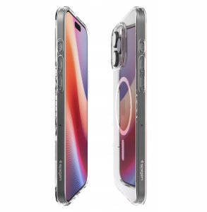 Spigen Etui Liquid Crystal Mag MagSafe do Apple iPhone 17 Pro Max Clear/white 6