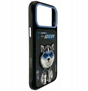 Etui Nimmy Cool&Cute 2.0 Wolf do iPhone 17 Pro Max czarny 3
