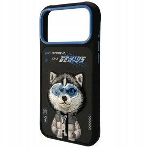 Etui Nimmy Cool&Cute 2.0 Wolf do iPhone 17 Pro Max czarny 4