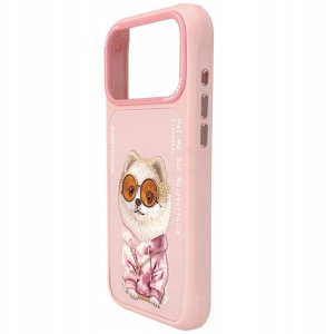 Etui Nimmy Glasses Cool Dog do iPhone 17 Pro rozowy 3