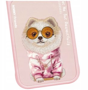 Etui Nimmy Glasses Cool Dog do iPhone 17 Pro rozowy 5