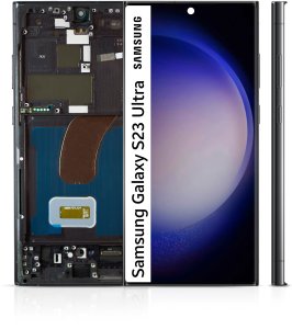 Wyświetlacz do Samsung Galaxy S23 Ultra Ekran LCD Big OLED Ramka SM-S918B (5904858385171) 10