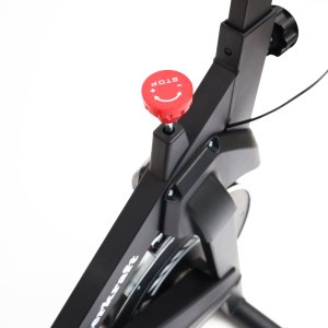 Rower treningowy cardio domowy stacjonarny Bauerkraft koło zamachowe 4kg biały 4