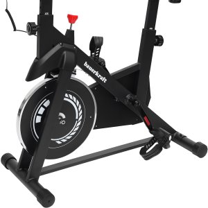 Rower treningowy cardio domowy stacjonarny Bauerkraft koło zamachowe 4kg biały 8