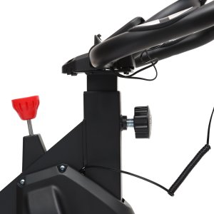 Rower treningowy cardio domowy stacjonarny Bauerkraft koło zamachowe 4kg biały 10