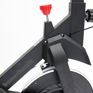 Rower treningowy cardio domowy stacjonarny Bauerkraft koło zamachowe 4kg szary 12