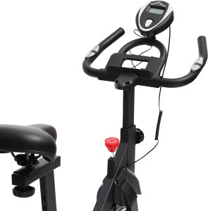 Rower treningowy cardio domowy stacjonarny Bauerkraft koło zamachowe 4kg szary 6