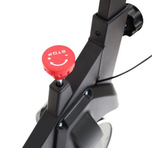 Rower treningowy cardio domowy stacjonarny Bauerkraft koło zamachowe 4kg szary 8