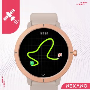 SMARTWATCH DAMSKI ZEGAREK WODOODPORNY GPS MENU PL AMOLED ROZMOWY PULS SPORT 4