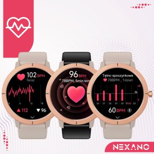 SMARTWATCH DAMSKI ZEGAREK WODOODPORNY GPS MENU PL AMOLED ROZMOWY PULS SPORT 8