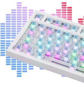 Klawiatura AK820 Pro Flying Fish Switch Purple-White-Blue-3 model-RGB 4