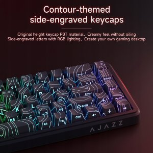 Klawiatura gamingowa mechaniczna AK680 MAX Magnetic Switch-ABS Black Keycaps-RGB -Aluminum Positioning Plate-Wired Version 4