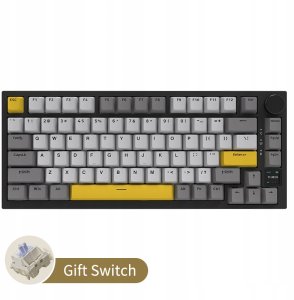 Klawiatura AK820 Pro Gift Switch Black-Gray-Yellow-3 Model RGB 2