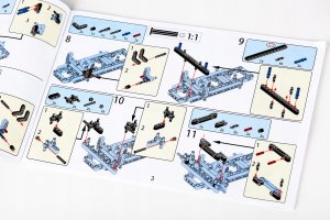 ZESTAW KLOCKÓW KONSTRUKCYJNYCH 1058 ELEMENTÓW Pursghe 911 RTDR457-6 7