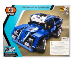 Klocki konstrukcyjne auto 2w1 sterowane 3