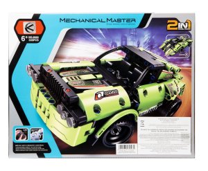 Klocki konstrukcyjne auto 2w1 sterowane 2