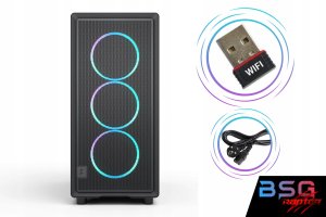 Komputer BSG Raptor V36 AMD Ryzen 7 NVIDIA GeForce RTX 5080 32GB DDR5 1000GB SSD Windows 11 2