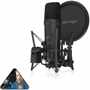 Behringer TM1 DARK EDITION Zestaw do nagrań: mikrofon wielkomembranowy + akcesoria 18