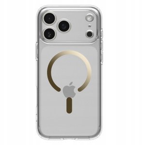 SPIGEN ULTRA HYBRID MAG MAGSAFE IPHONE 17 PRO CLEAR/GOLD 2