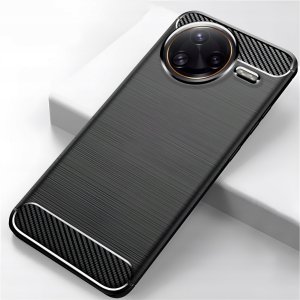 Hello Case Etui do Xiaomi Poco F7 Ultra (Czarne, Pancerne, Karbonowe, Ochronne, Case) 2