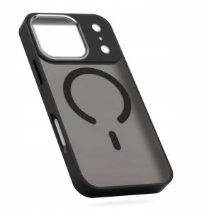 Etui Do Apple iPhone 17 Pro Max (Do Magsafe, Czarne Matowe, Plecki) Szkło 3