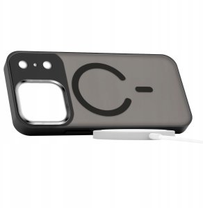 Etui Do Apple iPhone 17 Pro Max (Do Magsafe, Czarne Matowe, Plecki) Szkło 4