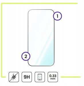2-PAK Szkło Hybrydowe Do Realme 8 PRO (9H, 5D, ochronne, na cały ekran) 2