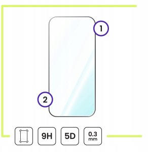 2-PAK Szkło Hartowane Pełne Do Huawei P Smart Pro (Szybka 9H, 5D, Ochronne) 2