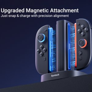 Stacja Ładowania Syntech G12 Joy-Con do Nintendo Switch 2 4w1 szybka z LED 5