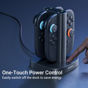 Stacja Ładowania Syntech G12 Joy-Con do Nintendo Switch 2 4w1 szybka z LED 6