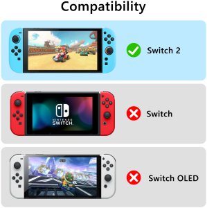 Etui silikonowe Ochronka na gamepad do Nintendo Switch 2 | Niebieska 4