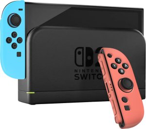 Etui silikonowe Ochronka na gamepad do Nintendo Switch 2 | Różowo-Niebieska 4
