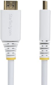 Kabel StarTech HDMI - HDMI 3m biały (HDMI2-CABLE-4K60-10W) 3