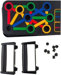 AF18 DESKA UCHWYTY DO POMPEK ĆWICZEŃ POMPKI PUSH 14w1 7