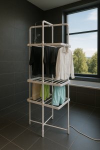 Suszarka na pranie Adler Składana elektryczna suszarka do ubrań AD 7829 5