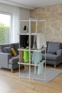 Suszarka na pranie Adler Składana elektryczna suszarka do ubrań AD 7829 8