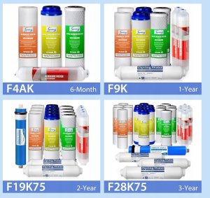 iSpring RCC7AK 6-stopniowy system odwróconej osmozy certyfikat NSF 75 GPD 4