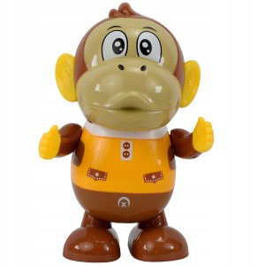 INTERAKTYWNA ZABAWKA ŚPIEWAJĄCA, TAŃCZĄCA MAŁPA ZABAWKA MAŁPKA 2