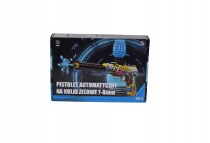 PISTOLET AUTOMATYCZNY MASZYNOWY ELEKTRYCZNY GLOCK TŁUMIK AKU ZESTAW 9