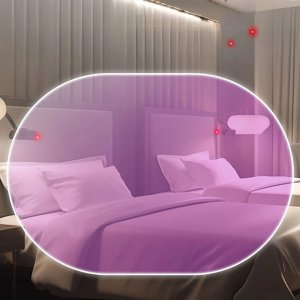 Wykrywacz ukrytych kamer Baseus Heyo Series II z alarmem i mini latarką + kabel Baseus Simple USB-A - USB-C - biały 12