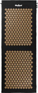 Rebel Mata zdrowotna ECO* z kolcami do akupresury z poduszką, 130x50cm, XXL, złote kolce, Active 3