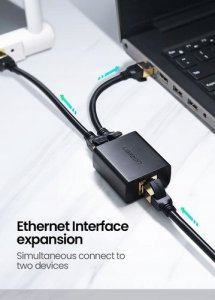 UGREEN Ethernet Splitter 1 to 2 RJ45 (8P8C) (2 pcs) 3
