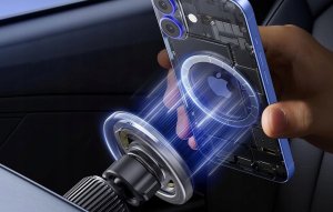 Uchwyt magnetyczny samochodowy na kratkę wentylacyjną Ugreen LP845 (czarny) 4