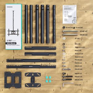 TV SET ACC CEILING MOUNT/32-80" BLACK N2L-B ONKRON N2L-B (4603728440439) 4